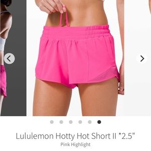 Lululemon Pink Hotty Hot